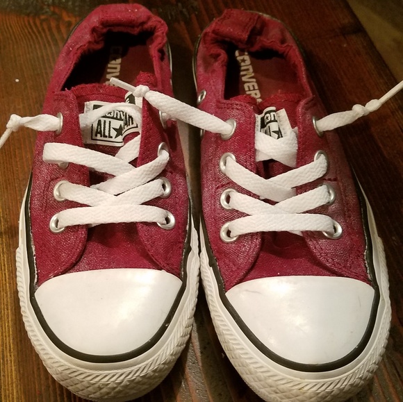 converse shoreline burgundy